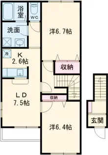 桜木ハイム【2階】の間取り