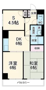 セジュール津田沼【7階】の間取り