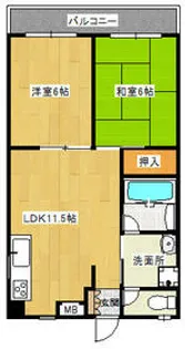 トータスビル【4階】の間取り