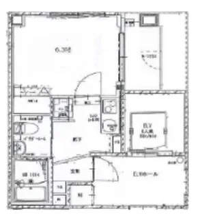 ソレーユ川崎【5階】の間取り