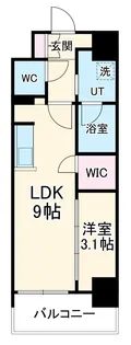 メイクスアート名駅WEST【602号室】の間取り