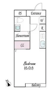 こでまりハウス【102号室】の間取り