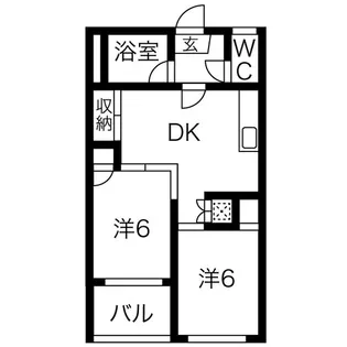新宿ビル【1階】の間取り