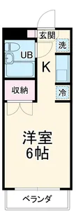 第6孝友ビル グリーンハイツ麻生【204号室】の間取り