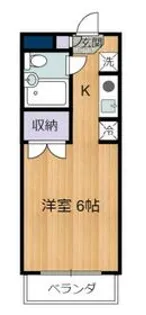 第6孝友ビル グリーンハイツ麻生【312号室】の間取り