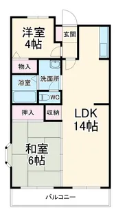 サニーヒル山手台【3階】の間取り