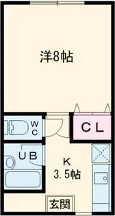 カサ・パンドール【103号室】の間取り