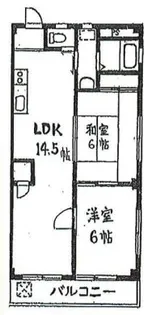 原町油屋レジデンス【3階】の間取り