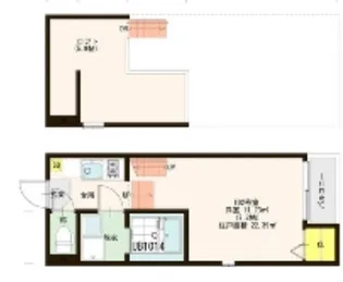 ハーモニーテラス幕張町【1階】の間取り