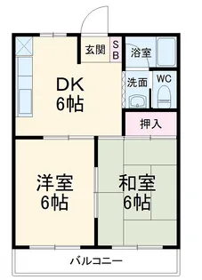 セジュールファイブ【202号室】の間取り