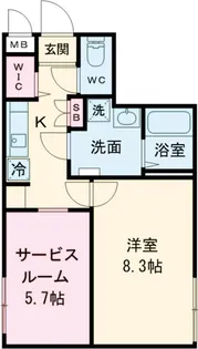 スカイラシクラス武蔵関【3階】の間取り
