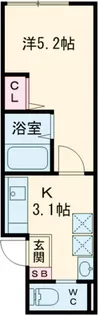 べルテイン関原 【3階】の間取り