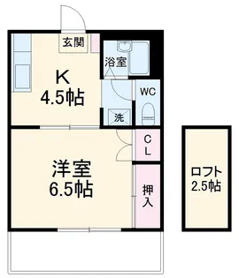 リブレス松原団地Ⅳレオパレス松原団地第19【103号室】の間取り