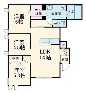 メゾン アゼリア【101号室】の間取り