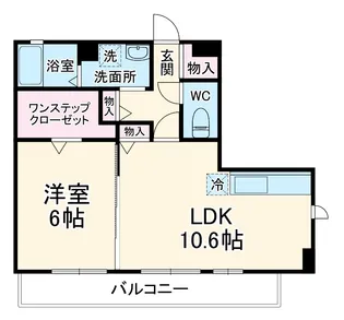 ソレイユ海戸【2階】の間取り