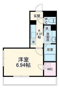 マレアガーデン新横浜F棟【108号室】の間取り