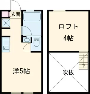 ラ・フロンヴィラージュ【2階】の間取り