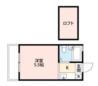 サニーハイツ【2階】の間取り
