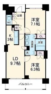 アールスタイルズ武蔵小杉WEST【11階】の間取り