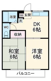 向ヶ丘ヒルズ【301号室】の間取り