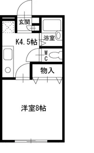 エステート・ドミール【1階】の間取り