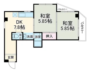 マンション辻本【5階】の間取り