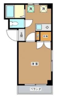 ミレーネ新小岩【1階】の間取り