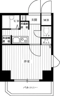 ルーブル中野南台【7階】の間取り