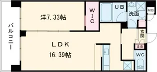 プレジオ北綾瀬ASIAN【2階】の間取り