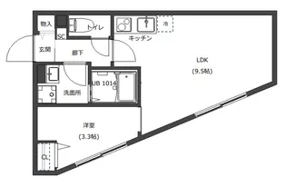 DーSTYLE西巣鴨【3階】の間取り