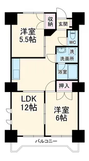 グランフォレスト【3階】の間取り