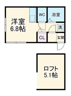 リヴェール湘南Ⅱ【1階】の間取り