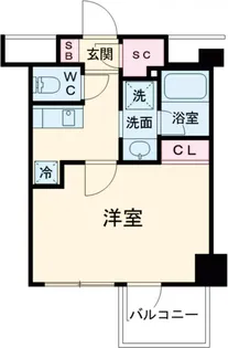 プレシャスハーモニー八王子【0310号室】の間取り