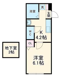 サーフライダーⅡ【1階】の間取り