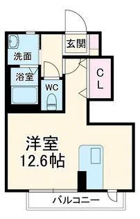 ベイサージュⅡ【1階】の間取り