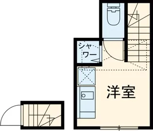 TOKYOβ西新井大師西7【2階】の間取り