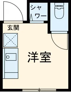 TOKYOβ西新井大師西7【105号室】の間取り
