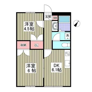 アークB【1階】の間取り