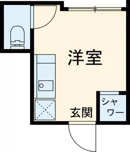 TOKYOβ西新井大師西7【103号室】の間取り