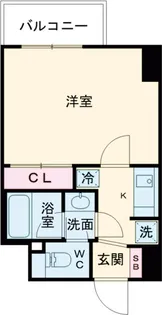 木場レジデンス壱番館【5階】の間取り