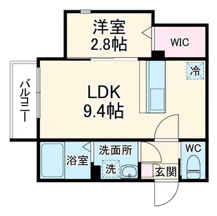 KEIAI RESIDENCE せんげん台Ⅵ【3階】の間取り