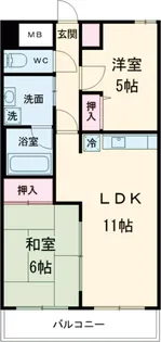 メゾンベレール【602号室】の間取り