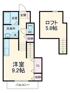 Lasting Rose 東日野【2階】の間取り