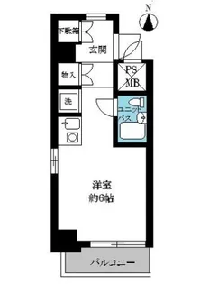 ペガサスマンション笹塚【1201号室】の間取り