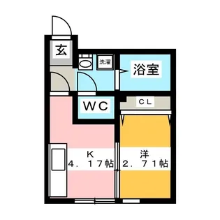 MARIQUITA【1階】の間取り