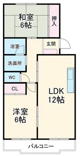 レ・セゾン菰口 A【304号室】の間取り