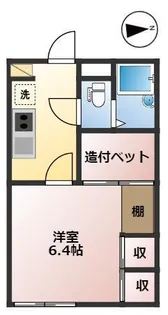 カーサヤマシタ【101号室】の間取り
