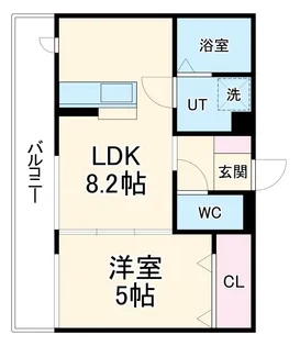 コーラル【2階】の間取り