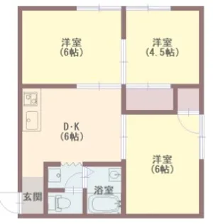 サニーハイツ【103号室】の間取り
