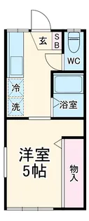 Kパレス弘明寺【2階】の間取り